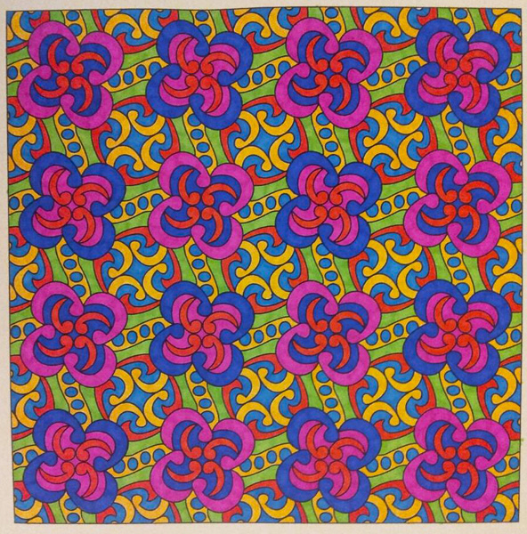 Colored by Stacey Walter - from Whimsy (Angie's Patterns Volume 2)