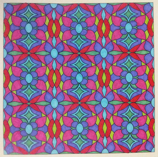 Colored by Stacey Walter - from Whimsy (Angie's Patterns Volume 2)