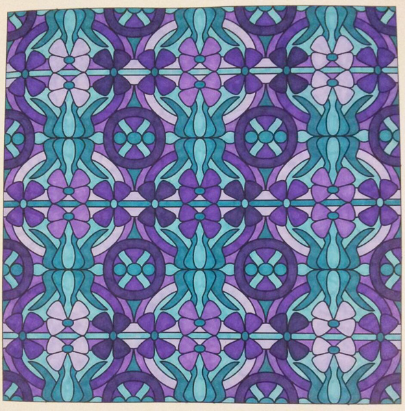 Colored by Stacey Walter - from Whimsy (Angie's Patterns Volume 2)
