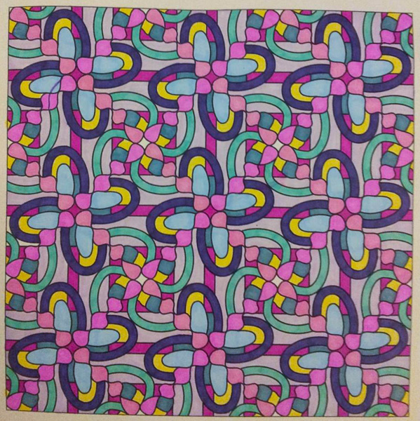 Colored by Stacey Walter - from Whimsy (Angie's Patterns Volume 2)