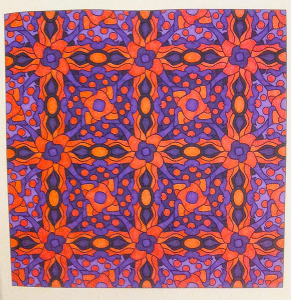 Colored by Stacey Walter - from Whimsy (Angie's Patterns Volume 2)