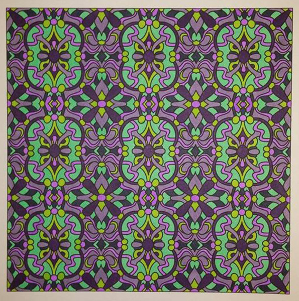Colored by Tara Bialek - from Doodles (Angie's Patterns Volume 7