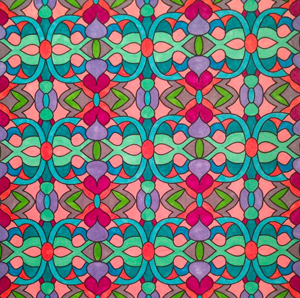 Colored by Ally Dauzat - from Whimsy (Angie's Patterns Volume 2)