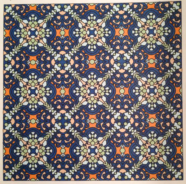 Colored by Amy Wilson-Fontenot - from Bling (Angie's Patterns Volume 11)