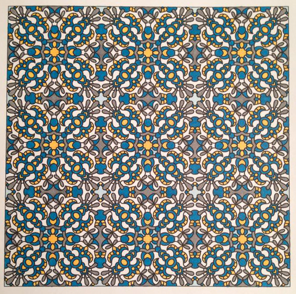 Colored by Amy Wilson-Fontenot - from Bling (For Crayons And Wide Tipped Markers)