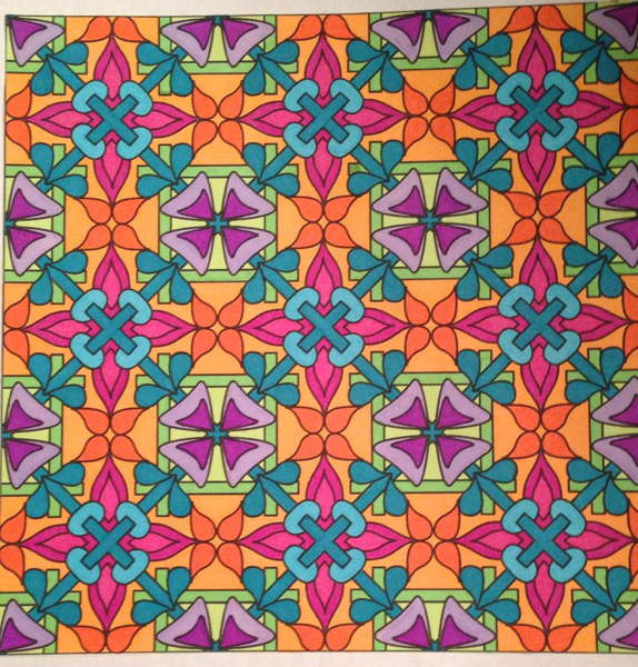 Colored by Amy Wilson-Fontenot - from Whimsy (Angie's Patterns Volume 2)
