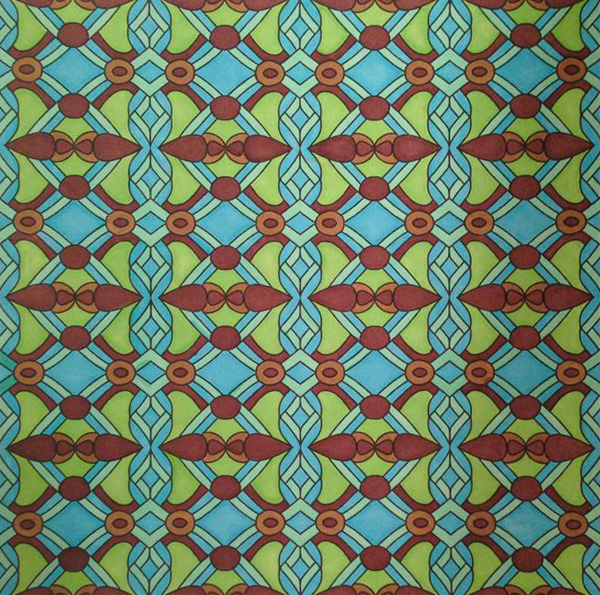 Colored by Amy Wilson-Fontenot - from Whimsy (Angie's Patterns Volume 2)