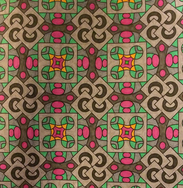 Colored by Jackie Posey - from Whimsy (Angie's Patterns Volume 2)