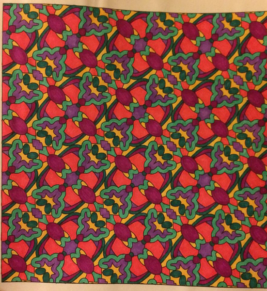 Colored by Jackie Posey - from Whimsy (Angie's Patterns Volume 2)