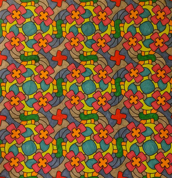 Colored by Jackie Posey - from Spiffy (Angie's Patterns Volume 5)