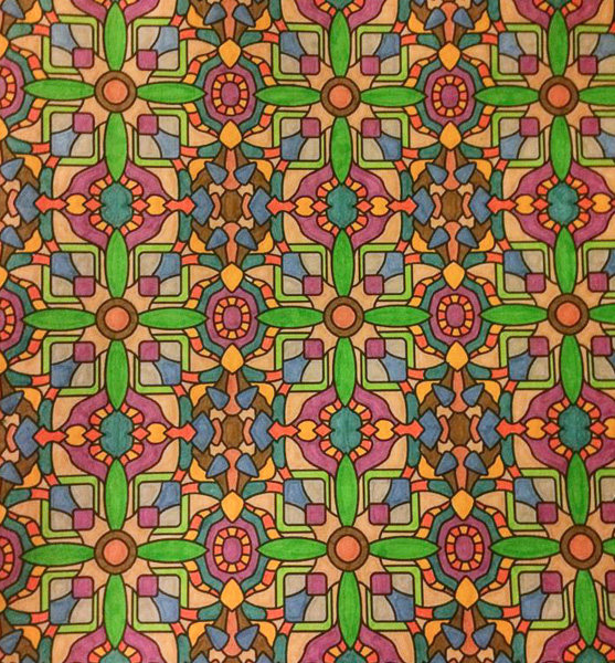 Colored by Jackie Posey - from Spiffy (Angie's Patterns Volume 5)