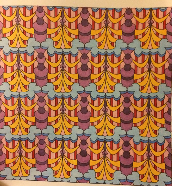 Colored by Jackie Posey - from Whimsy (Angie's Patterns Volume 2)