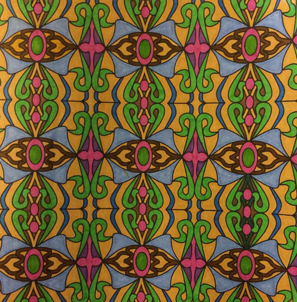 Colored by Jackie Posey - from Whimsy (Angie's Patterns Volume 2)