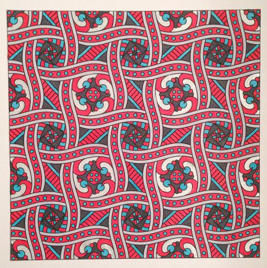 Colored by Joley Fontenot - from Nifty (Angie's Patterns Volume 10)