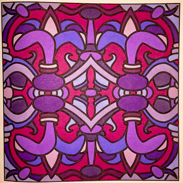Colored by Judy Sarmiento - from Bling (For Crayons And Wide Tipped Markers)