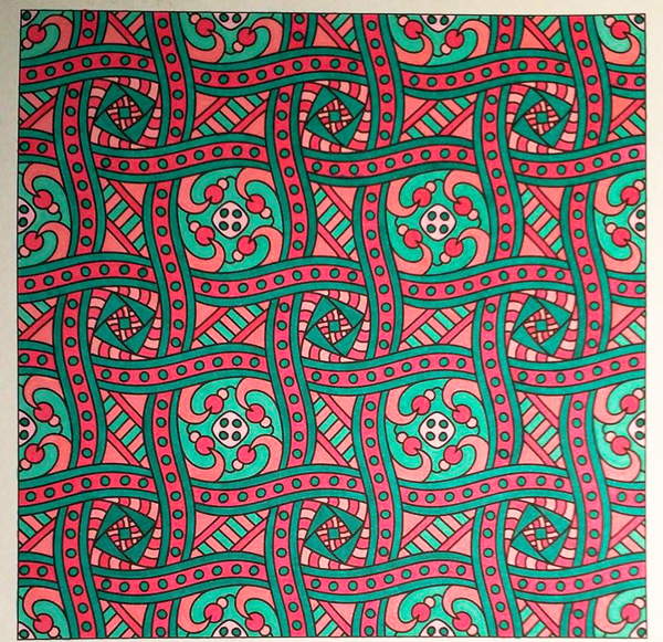 Colored by Melissa Adamek-Dean - from Nifty (Angie's Patterns Volume 10)
