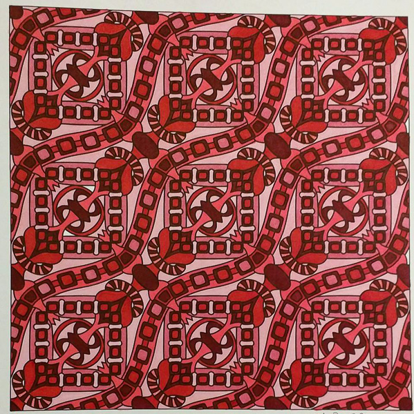 Colored by Melissa Adamek-Dean - from Nifty (Angie's Patterns Volume 10)
