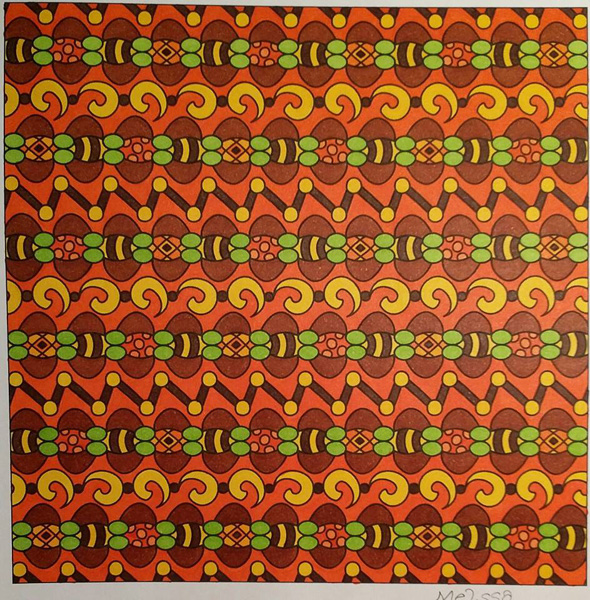 Colored by Melissa Adamek-Dean - from Nifty (Angie's Patterns Volume 10)