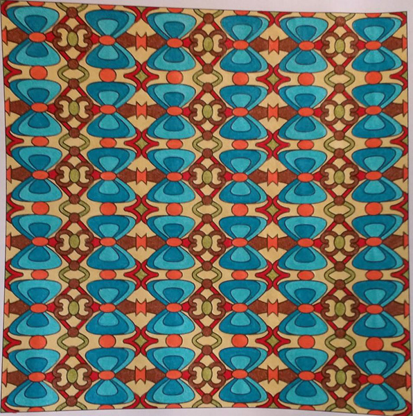Colored by Melissa Adamek-Dean - from Whimsy (Angie's Patterns Volume 2)