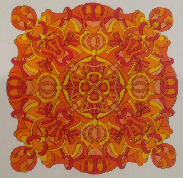 Colored by Stacey Walter - from Wow (Angie's Extreme Coloring Books Volume 1)