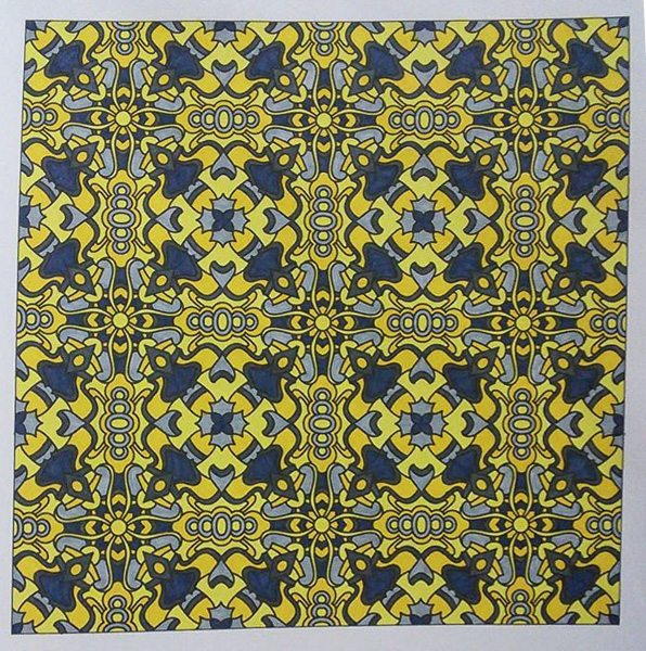 Colored by Stacey Walter - from Doodles (Angie's Patterns Volume 7)