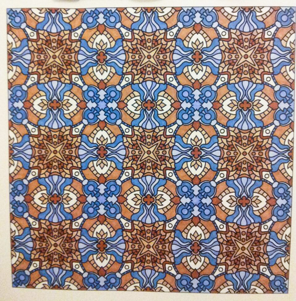 Colored by Stacey Walter - from Doodles (Angie's Patterns Volume 7)