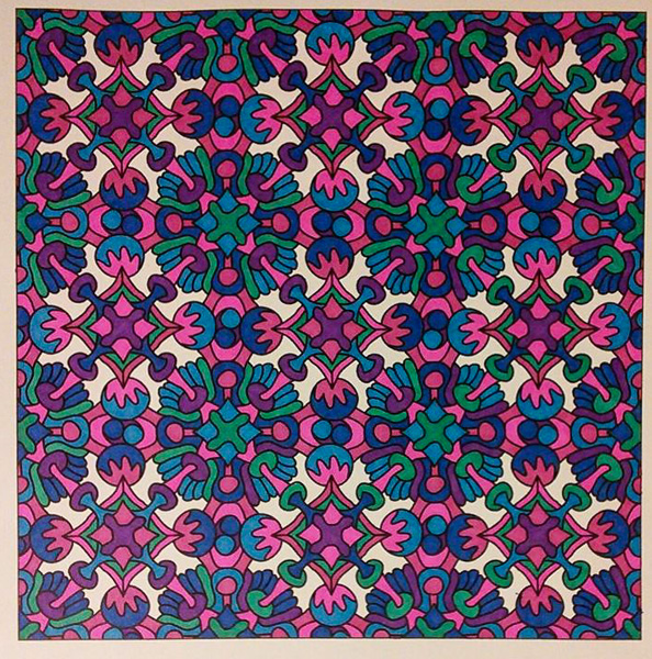 Colored by Stacey Walter - from Snazzy (Angie's Patterns Volume 3)