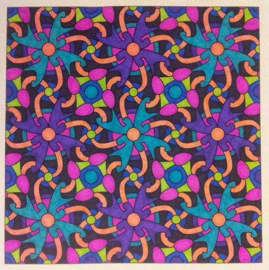 Colored by Stacey Walter - from Whimsy (Angie's Patterns Volume 2)