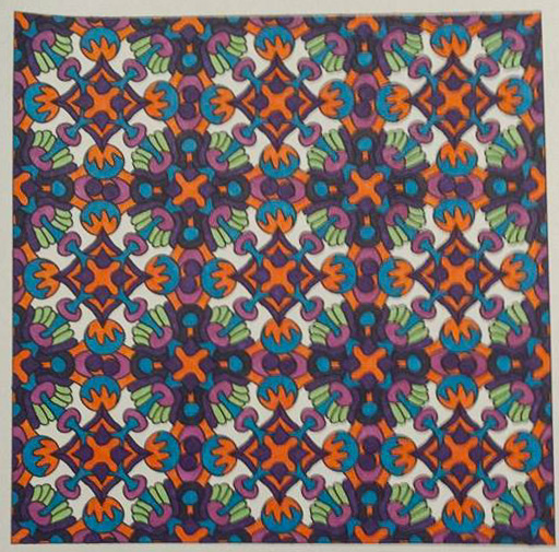 Colored by Tara Bialek - from Snazzy (Angie's Patterns Volume 3)