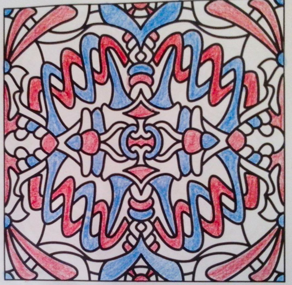 Colored by Alicia Reader - from Peppy (For Crayons And Wide Tipped Markers)