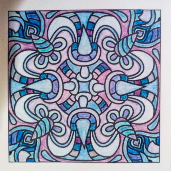 Colored by Alicia Reader - from Peppy (For Crayons And Wide Tipped Markers)