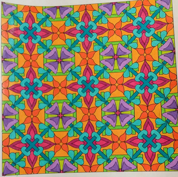 Colored by Lauren Adamek-Dean - from Whimsy (Angie's Patterns - Volume 2)