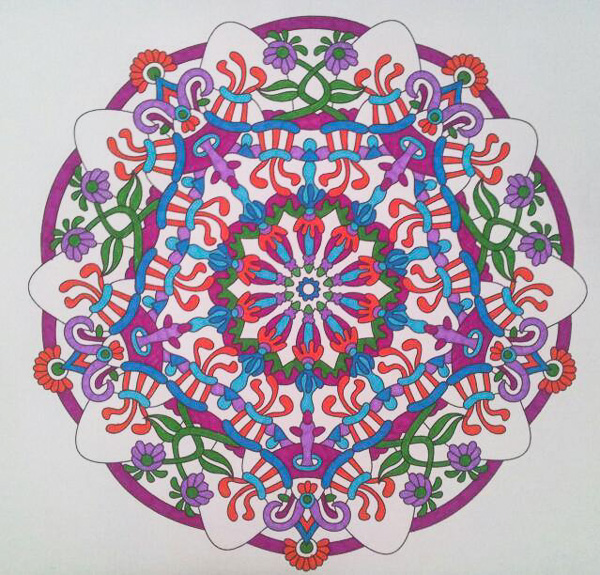 Colored by Stacey Walter - from Wow (Angie's Extreme Coloring Books Volume 1)