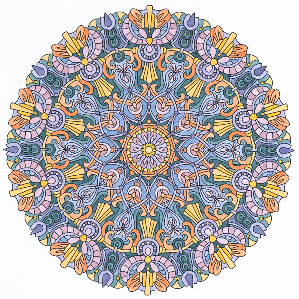 Colored by Angie Grace - from Balance (Angie's Extreme Stress Menders Volume 1)