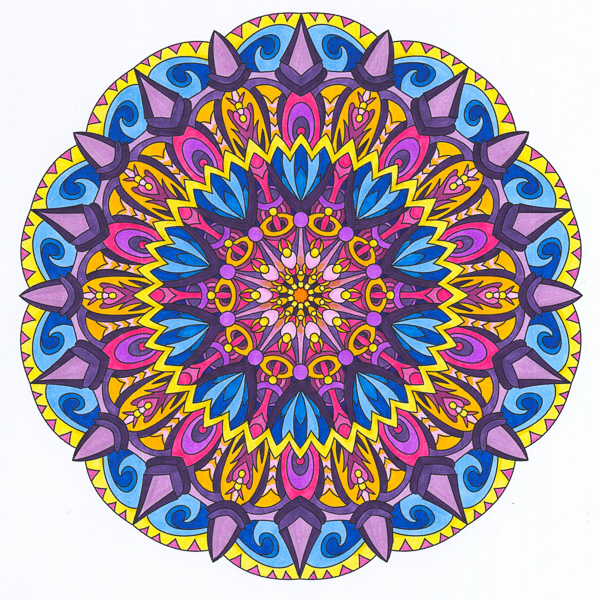 Colored by Angie Grace - from Balance (Angie's Extreme Stress Menders Volume 1)
