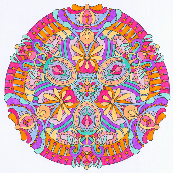 Colored by Angie Grace - from Balance (Angie's Extreme Stress Menders Volume 1)