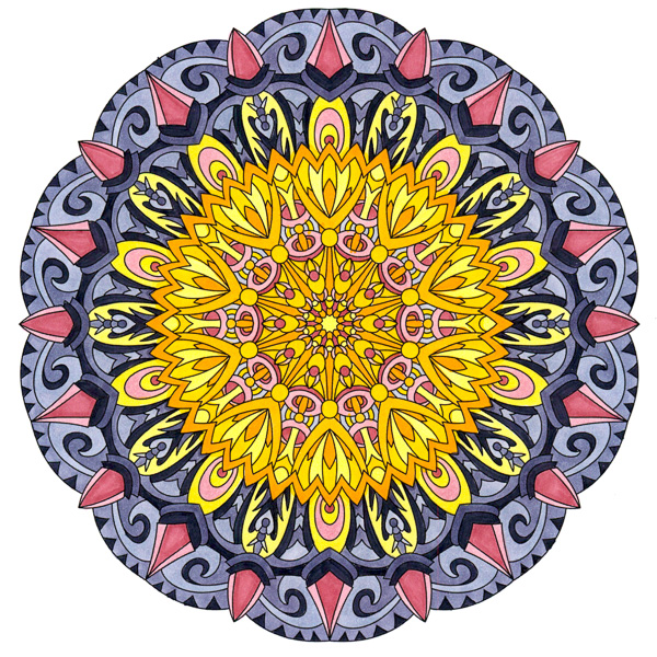 Colored by Angie Grace - from Balance (Angie's Extreme Stress Menders Volume 1)