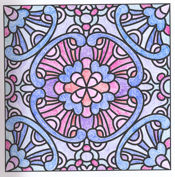 Colored by Angie Grace - from Classy (For Crayons And Wide Tipped Markers)