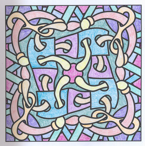Colored by Angie Grace - from Classy (For Crayons And Wide Tipped Markers)