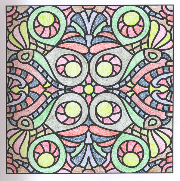 Colored by Angie Grace - from Classy (For Crayons And Wide Tipped Markers)
