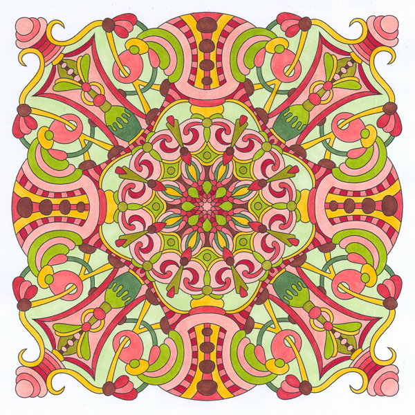 Colored by Angie Grace - from Cool (Angie's Extreme Coloring Books Volume 2)