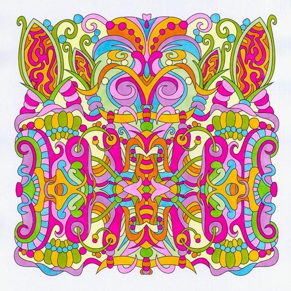 Colored by Angie Grace - from Cool (Angie's Extreme Coloring Books Volume 2)
