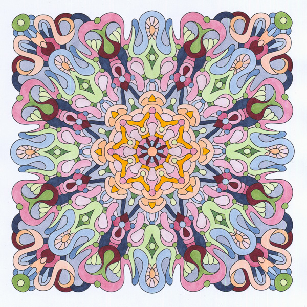 Colored by Angie Grace - from Cool (Angie's Extreme Coloring Books Volume 2)