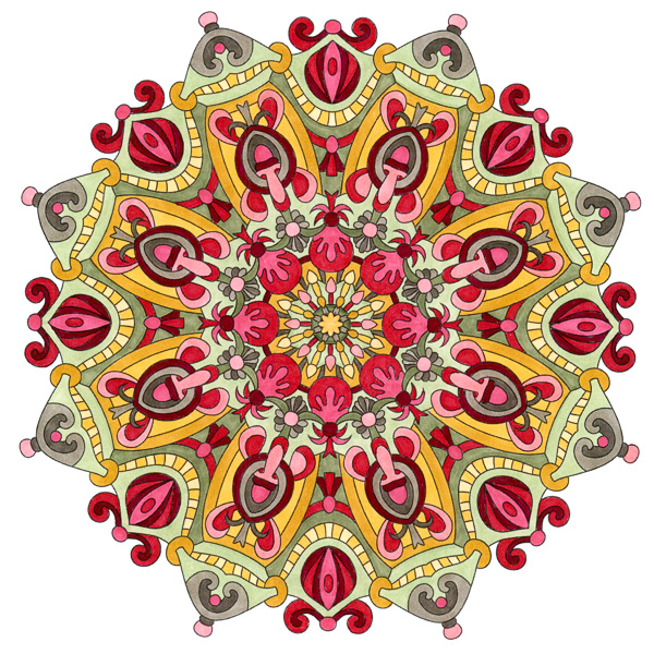 Colored by Angie Grace - from Cool (Angie's Extreme Coloring Books Volume 2)