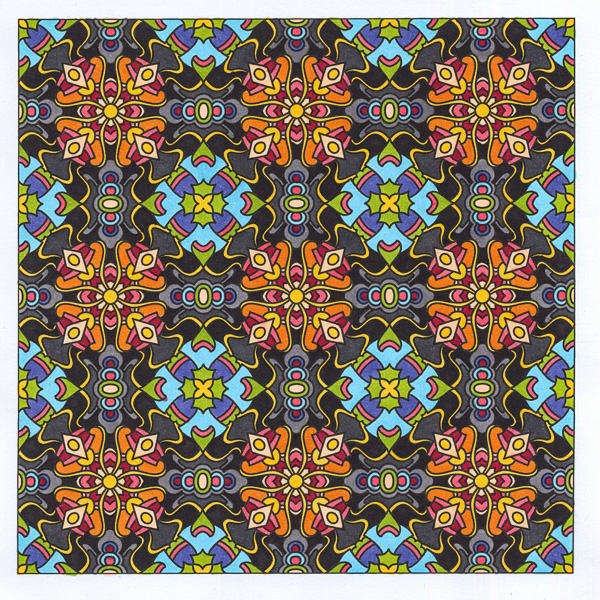 Colored by Angie Grace - from Doodles (Angie's Patterns Volume 7)