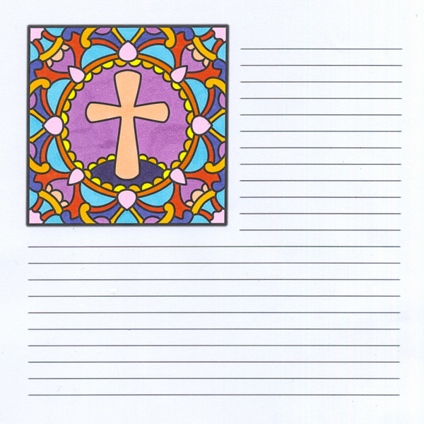 Colored by Angie Grace - from Faith (A Coloring Journal)