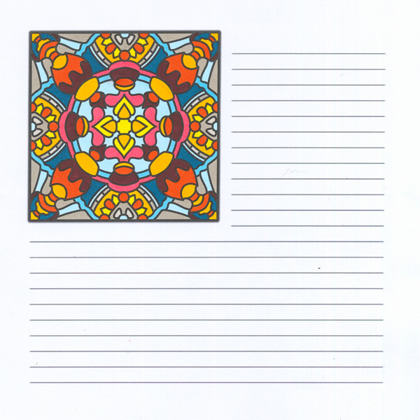Colored by Angie Grace - from More Doodles (A Coloring Journal)