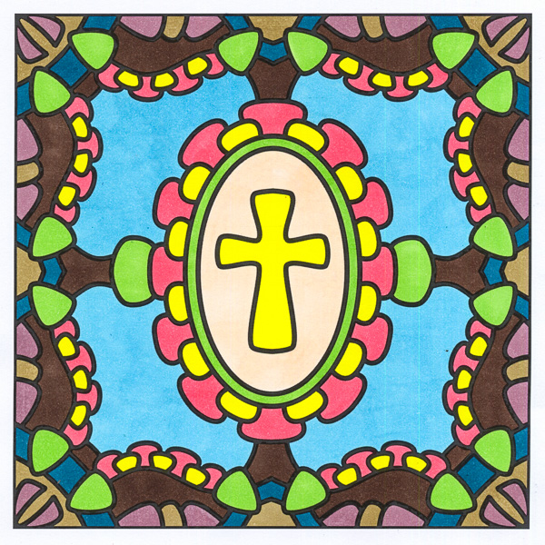 Colored by Angie Grace - from More Faith (For Crayons And Wide Tipped Markers)