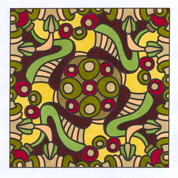 Colored by Angie Grace - from Nifty (For Crayons And Wide Tipped Markers)