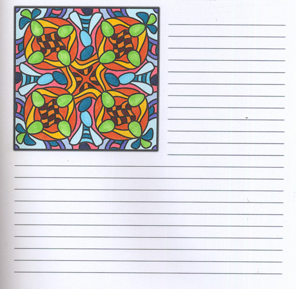 Colored by Angie Grace - from Peppy (A Coloring Journal)